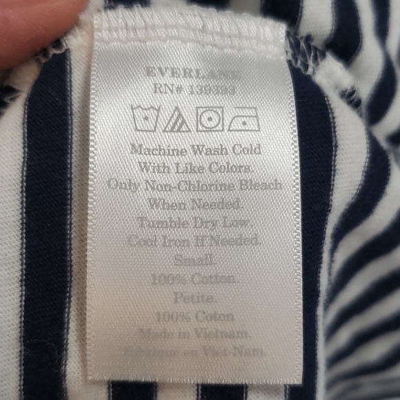 Everlane Striped T-Shirt Dress - Picture 7 of 7